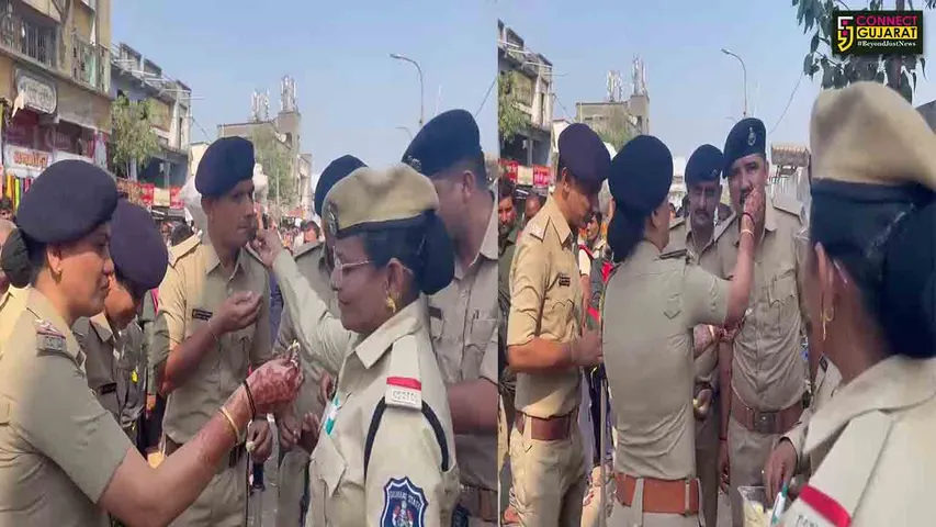 Surat Police Celebrate Bhai duj