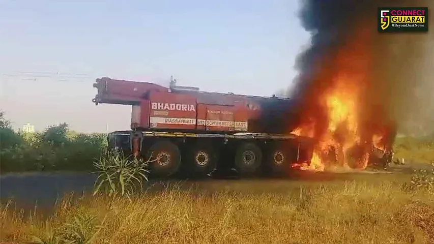 Atali Village Crane Fire