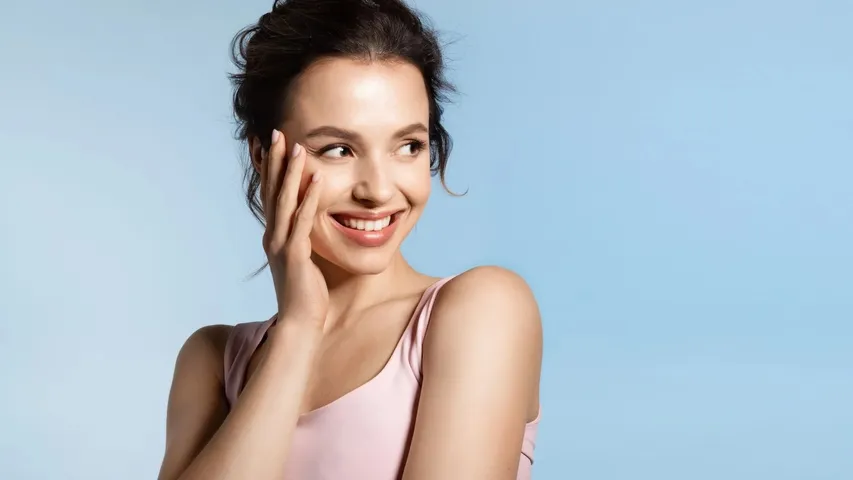 glowing face