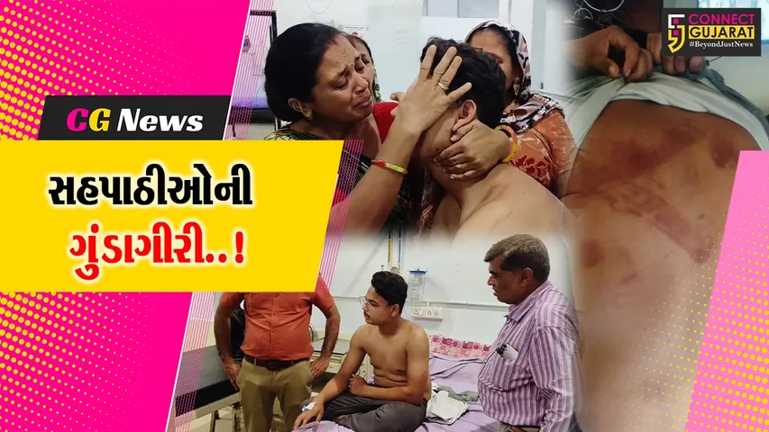 જૂનાગઢ : રાજકોટની સ્કૂલ ઓફ સાયન્સમાં અભ્યાસ કરતા ધો.12ના વિદ્યાર્થીને સહપાઠીઓએ ઢોર માર મારતા સારવાર હેઠળ