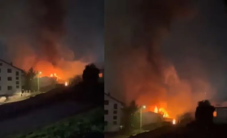 fire in greece