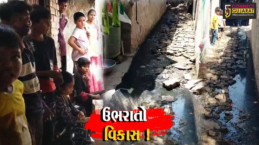 અંકલેશ્વર: બાપુનગરમાં ઉભરાતી ગટરના કારણે સ્થાનિકો પરેશાન, સમસ્યાના નિરાકરણની માંગ