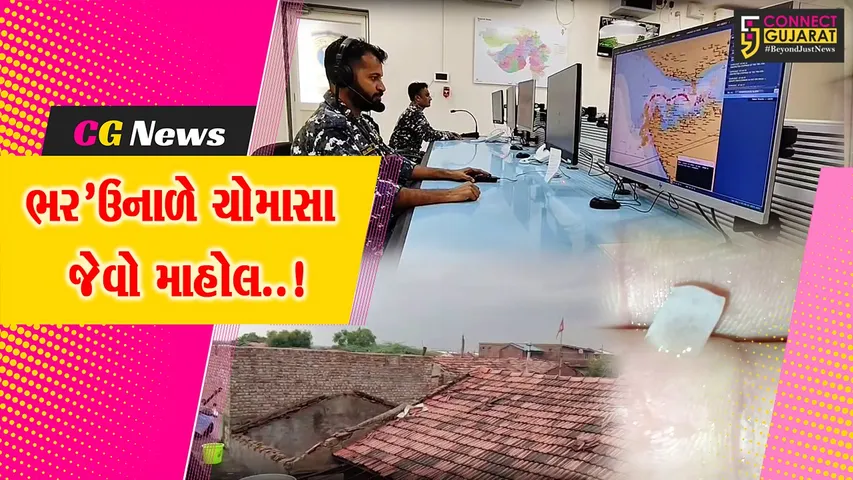 ગુજરાતમાં ભર’ઉનાળે ચોમાસા જેવો માહોલ : વીજળીના કડાકા સાથે કરા પડ્યા, ખેડૂતોના લલાટે ચિંતાની લકીર
