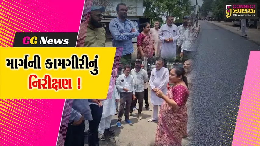 ભરૂચ: મહંમદપુરાથી બાયપાસ ચોકડી સુધીના માર્ગનું નવીનીકરણ, પ્રમુખ સહિત હોદ્દેદારોએ કર્યું નિરીક્ષણ