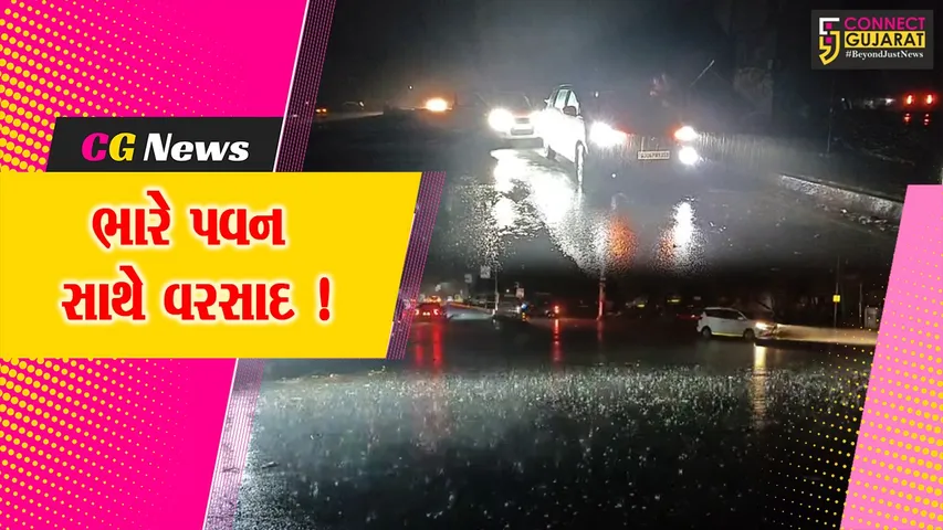 ભરૂચ: 15 દિવસમાં બીજી વખત મીની વાવાઝોડું ફૂંકાયું, ભારે પવન સાથે વરસાદ વરસતા ઠેર ઠેર વૃક્ષ ધરાશાયી-વીજ પુરવઠો ઠપ્પ