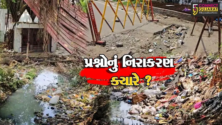 ભરૂચ: વોર્ડ નંબર 7માં આવેલ નવી વસાહતમાં ગંદકી-બિસ્માર માર્ગના પ્રશ્નો, સ્થાનિકોએ નોંધાવ્યો વિરોધ