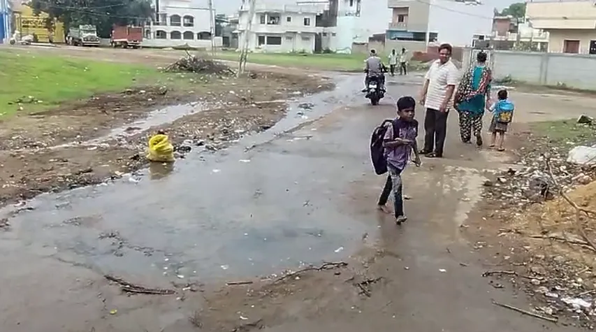 ઉભરાતી ગટરો