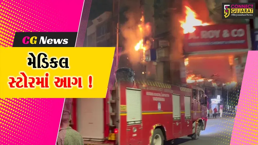 Vadodara Medical Store Fire