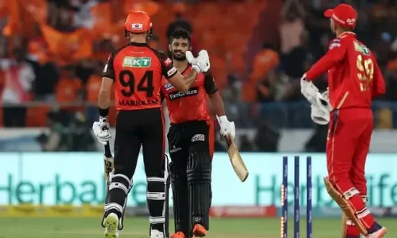 SRH vs PBKS : સનરાઇઝર્સ હૈદરાબાદે પંજાબ કિંગ્સને 8 વિકેટે હરાવ્યું..!