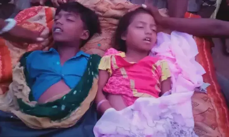 સાબરકાંઠા : ખેડબ્રહ્મામાં તળાવમાં ડૂબતાં ભાઈને બચાવવા જતાં બહેન પણ ડૂબી, ફાયર વિભાગે બંને મૃતદેહોને બહાર કાઢ્યા