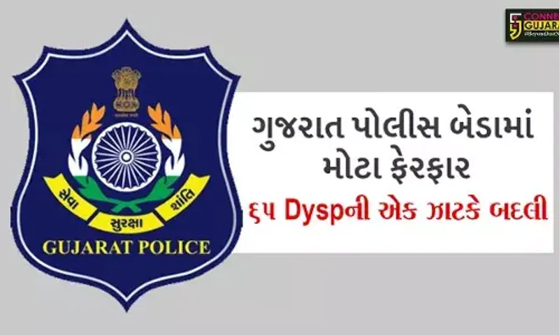લોકસભા ચૂંટણી પહેલા 65 Dyspના સાગમતે બદલીના ઓર્ડરો ફાટ્યા