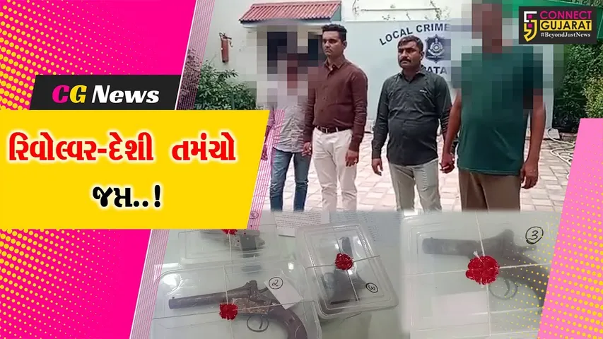 પાટણ : શંખેશ્વરના મુજપુર ગામેથી રિવોલ્વર અને દેશી તમંચા સાથે SOG પોલીસે કરી 2 શખ્સોની ધરપકડ...