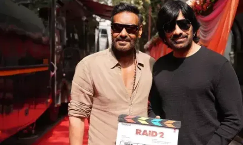 સ્ટારર ફિલ્મ 'રેડ 2'નું શૂટિંગ થયું શરૂ, અજય દેવગને ફિલ્મના મુહૂર્ત શૉટનો ફોટો કર્યો શેર