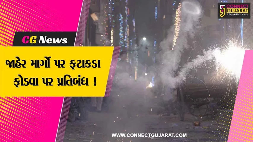 વડોદરા: દિવાળીના પર્વ પર કલેક્ટરનું જાહેરનામુ, જાહેરમાર્ગો પર ફટાકડા નહીં ફોડી શકાય