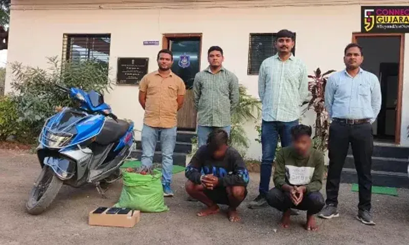 ભરૂચ: ક્રાઇમ બ્રાન્ચે રાજુવાડીયા ગામની સીમમાં સોલારપાર્કમાં ચોરી કરનાર 2 આરોપીની ધરપકડ....