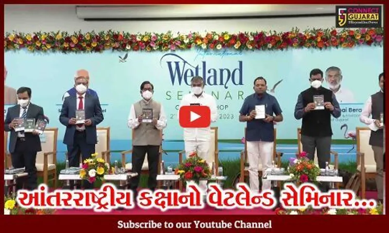 ગાંધીનગર : મહાત્મા મંદિર ખાતે આંતરરાષ્ટ્રીય કક્ષાના વેટલેન્ડ સેમિનાર-વર્કશોપનો પ્રારંભ...