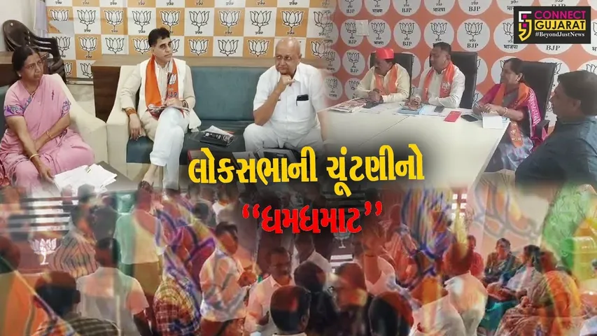 ભાજપની “સેન્સ પ્રક્રિયા” : રાજ્યની દરેક બેઠક પર 3-3 નિરીક્ષકો પહોંચ્યા, ટિકિટ વાંછુઓને સાંભળવામાં આવ્યા...