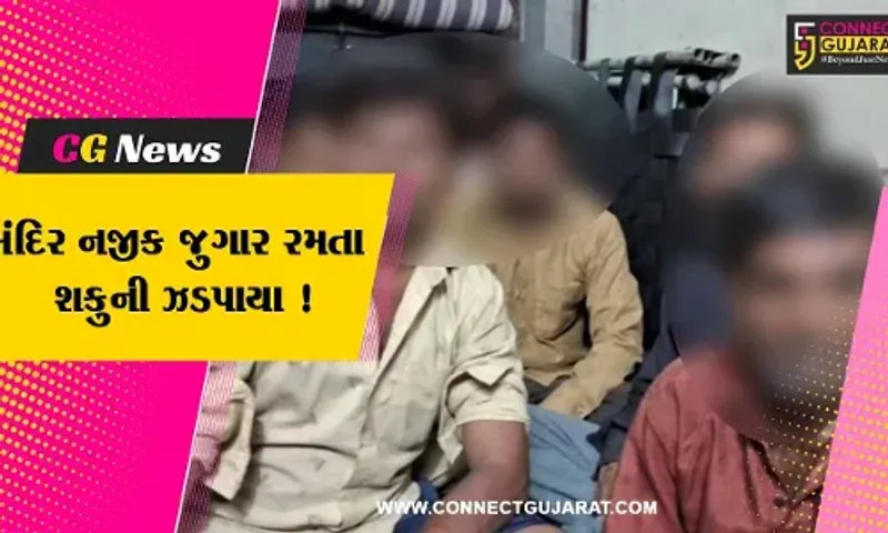 ભાવનગર: ક્રાઇમ બ્રાન્ચે જુગાર રમતા 8 આરોપીની કરી ધરપકડ,મંદિર નજીક જ રમતા હતા જુગાર