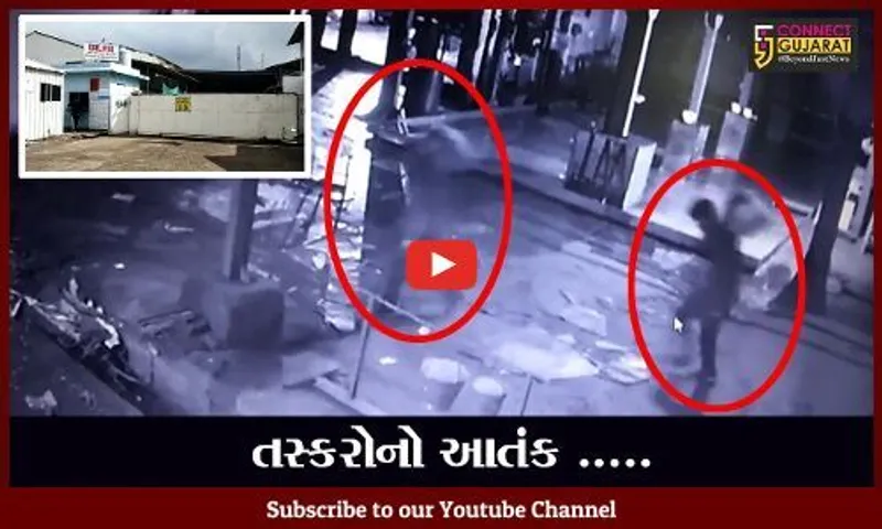 અંકલેશ્વર: પાનોલી GIDCની એક કેમિકલ કંપનીમાં તસ્કરો ત્રાટક્યા; ચોરીની ઘટના સીસીટીવી કેમેરામાં થઈ કેદ