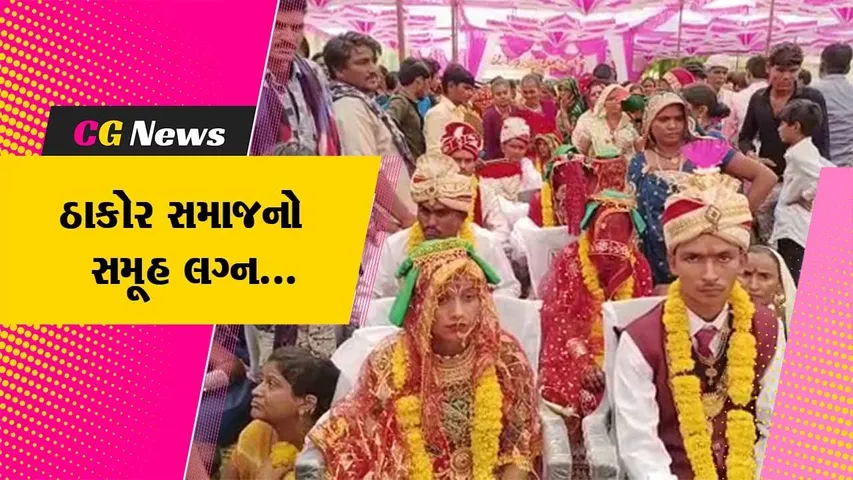 પાટણ : શ્રી વઢિયાર ક્ષત્રિય સમસ્ત ઠાકોર સમાજના 41મા સમૂહલગ્નમાં 30 નવયુગલોએ માંડ્યાં પ્રભુતામાં પગલાં...
