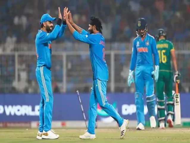 IND vs SA: ટીમ ઈન્ડિયાની વર્લ્ડ કપમાં સતત આઠમી જીત, સાઉથ આફ્રીકા ને 243 રનથી હરાવ્યું