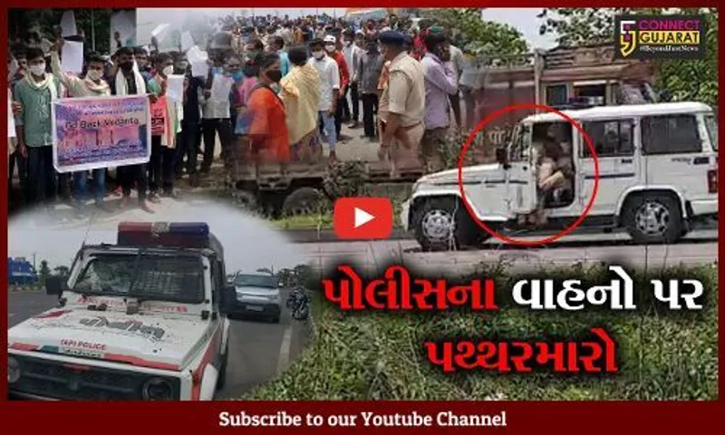 તાપી : ડોસાવાડામાં ઝીંક પ્લાન્ટનો પ્રચંડ વિરોધ, પોલીસનો લાઠીચાર્જ જયારે લોકોનો પથ્થરમારો