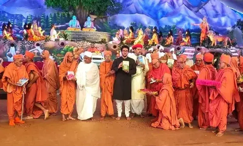 કચ્છ : ભુજ સ્વામિનારાયણ મંદિર દ્વારા બદ્રીકાશ્રમમાં ઘનશ્યામ જન્મોત્સવની દબદબાભેર ઉજવણી,મોટી સંખ્યામાં ભાવિક ભક્તો જોડાયા