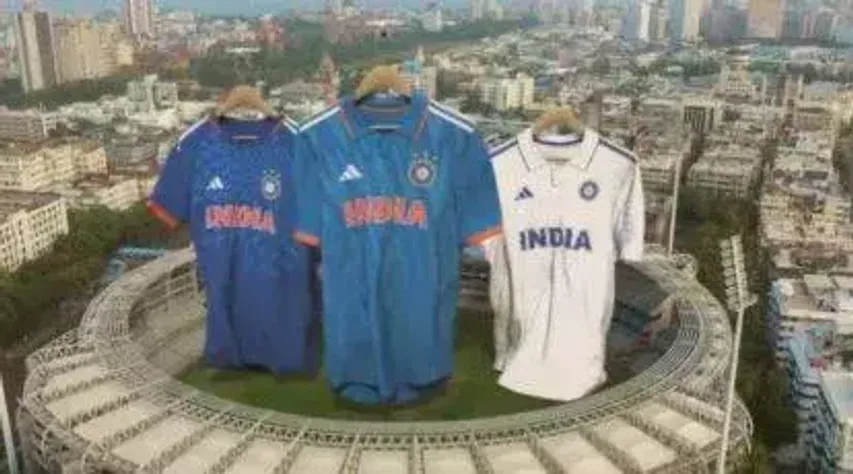 Adidasએ ટીમ ઈન્ડિયાની નવી જર્સી લોન્ચ કરી, ત્રણેય ફોર્મેટની જર્સી કરી લોન્ચ