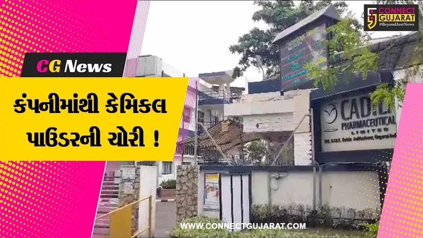 અંકલેશ્વર: કેડીલા ફાર્માસ્યુટિકલ કંપનીમાંથી રૂ. 12.81 લાખના કેમિકલ પાઉડરની ચોરી, પોલીસે તપાસ શરૂ કરી
