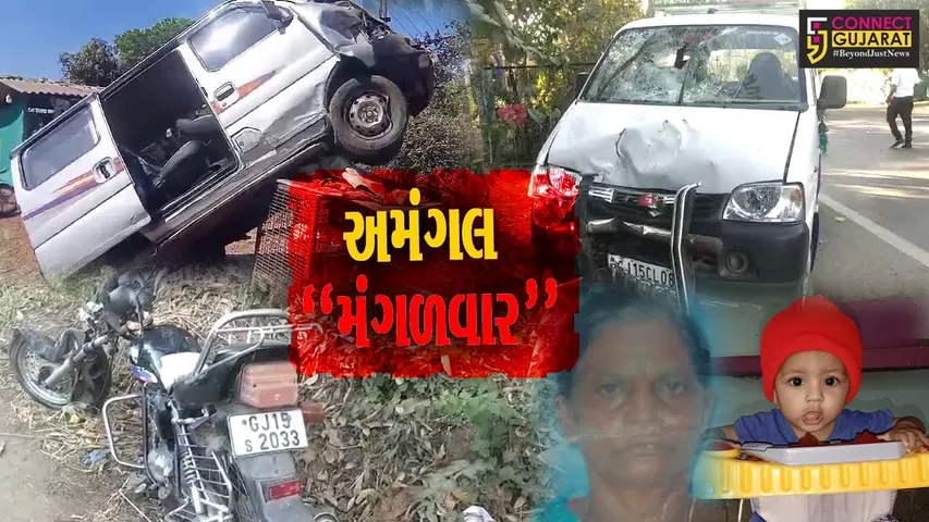 વલસાડ : અલગ અલગ અકસ્માતમાં 4 લોકોના મોત, એક વિચિત્ર અકસ્માત પણ, જુઓ ક્યાં કેવા અકસ્માત સર્જાયા..!