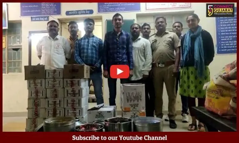 આમોદ : બુટલેગરને ત્યાં પોલીસની રેઇડ, પાણી ભરવાના વાસણોમાંથી મળ્યો દારૂ