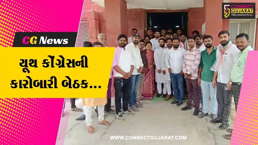 પાટણ : પ્રદેશ યૂથ કોંગ્રેસ પ્રમુખ-પ્રદેશ સંગઠન મંત્રીની ઉપસ્થિતિમાં રાધનપુર સર્કિટ હાઉસ ખાતે યોજાય કારોબારી બેઠક