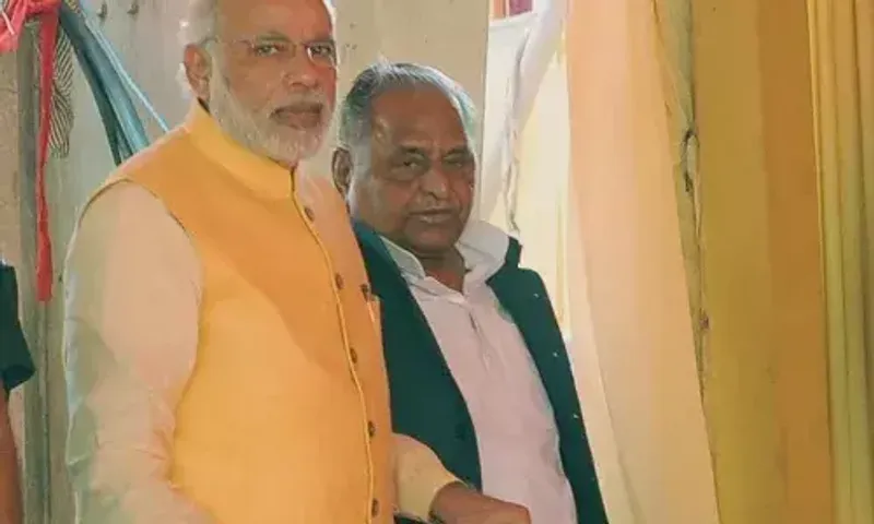 જ્યારે મુલાયમ સિંહ યાદવે લોકસભામાં પીએમ મોદીને "વિજય ભવ"નાં આશીર્વાદ આપ્યા હતા