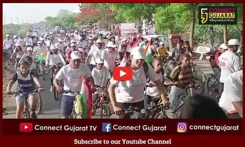 ભરૂચ: નહેરૂ યૂવા કેન્દ્ર દ્વારા 3 જૂન વર્લ્ડ બાઈસિકલ ડે નિમિત્તે સાયકલોથોનનું કરાયું આયોજન.