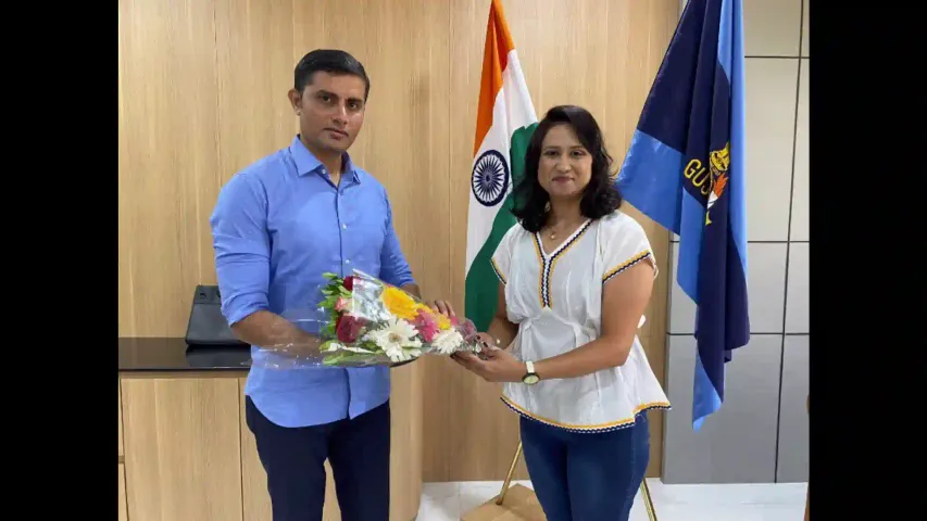 ભરૂચ: સાયકલિસ્ટ શ્વેતા વ્યાસે SP મયુર ચાવડા સાથે કરી મુલાકાત