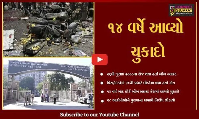 અમદાવાદ : 2008ના સિરિયલ બોંબ બ્લાસ્ટ કેસમાં 49 આરોપીઓ UAPA હેઠળ દોષી જાહેર