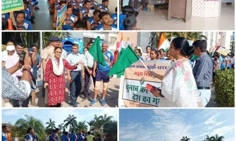 ભરૂચ: લોકસભાની ચૂંટણીમાં મતદાન જાગૃતિ અર્થે નેત્રંગમાં તંત્ર દ્વારા વિવિધ કાર્યક્રમો યોજાયા