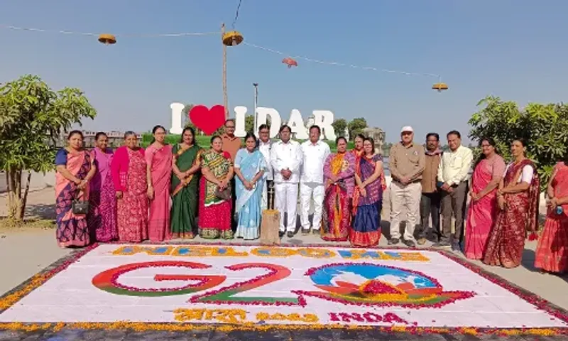 સાબરકાંઠા: G-20 અંતર્ગત હિંમતનગર, ઇડર અને વડાલીમાં રંગોળી કાર્યક્રમ યોજાયો