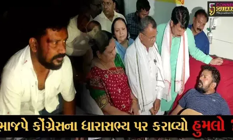 નવસારી: વાંસદાના ધારાસભ્ય પર ભાજપે હુમલો કરાવ્યો હોવાના પ્રદેશ કોંગ્રેસના નેતાઓના આક્ષેપ