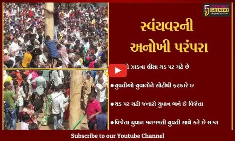 દાહોદ : મનગમતી યુવતીને પામવા યુવાનો ખાય છે માર, જુઓ ગોળ ગધેડાનો કેવો હોય છે મેળો