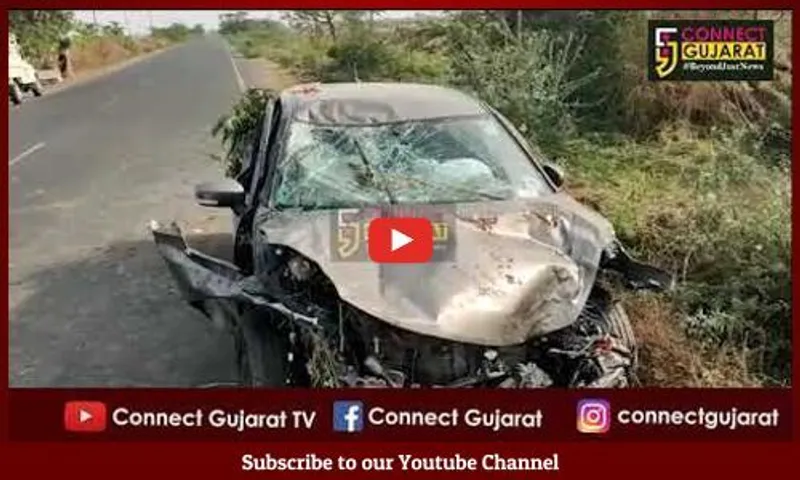 ભરૂચ: હાંસોટના અલવા ગામ નજીક બ્યુટી પાર્લર સંચાલિકાની કારને નડ્યો અકસ્માત, 3 યુવતીઓને ઇજા