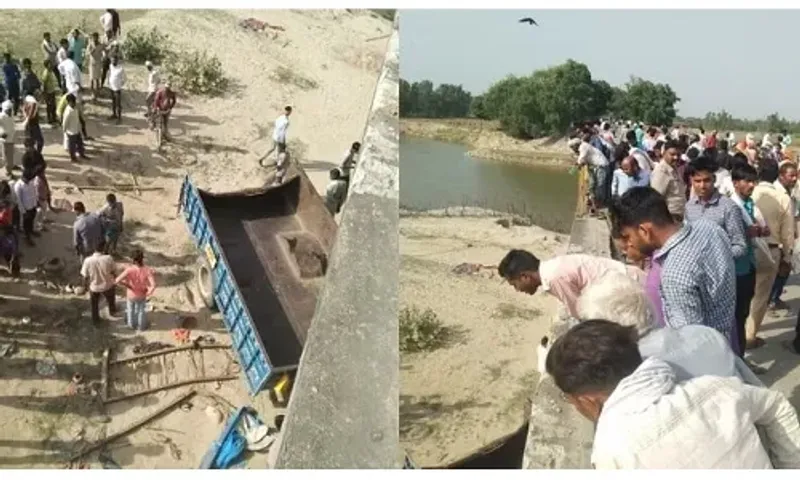 શાહજહાંપુર અકસ્માત : અકસ્માતમાં ભાઈ-બહેન સહિત 13 લોકોનાં મોત, પાંચની હાલત ગંભીર