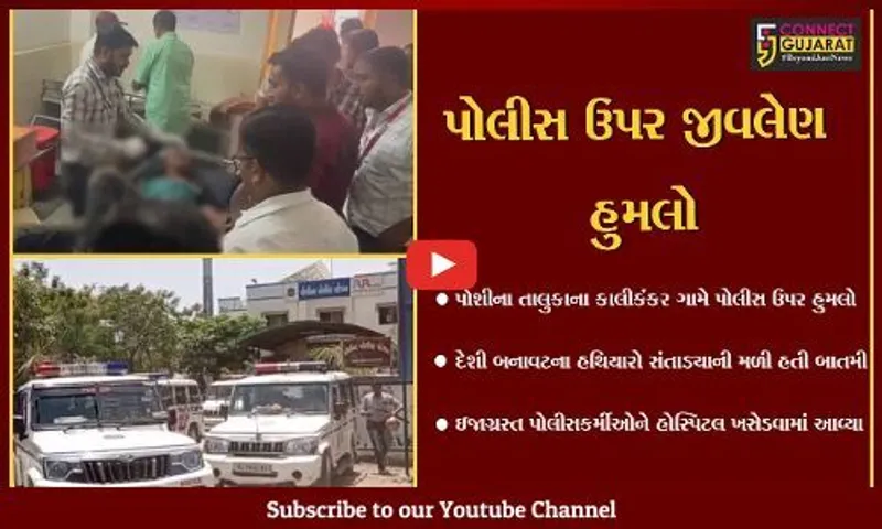 સાબરકાંઠા : કાલીકંકર ગામે દરોડા પાડવા ગયેલી પોલીસ ઉપર જીવલેણ હુમલો, ઇજાગ્રસ્તો સારવાર હેઠળ