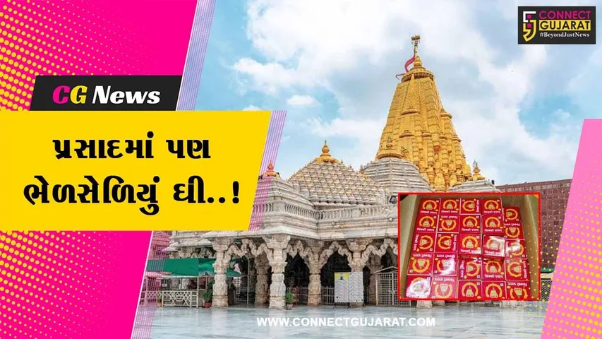 અંબાજી મંદિર પ્રસાદના ઘીના સેમ્પલ પૃથક્કરણમાં ફેલ, સાબર ડેરીએ નોંધાવી મોહિની કેટરર્સ વિરુદ્ધ ફરિયાદ