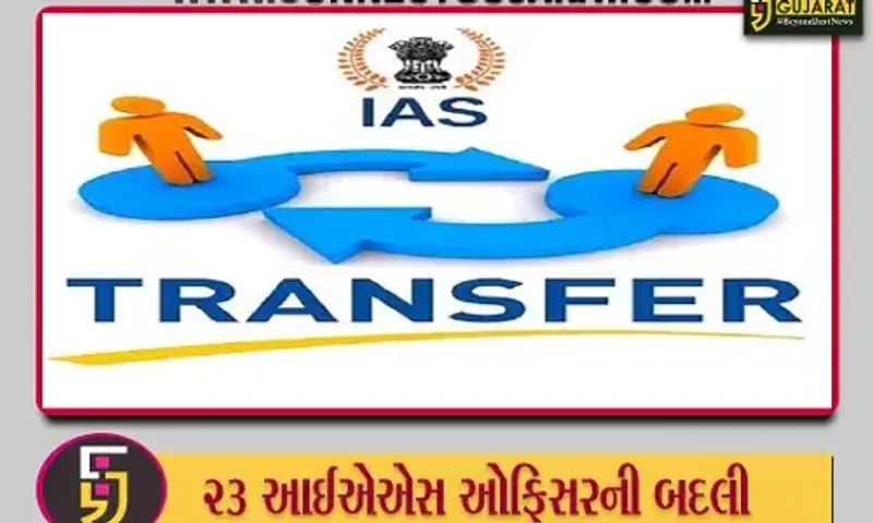 ચૂંટણી પહેલા રાજ્યમાં 23 IAS અધિકારીઓની બદલી, જાણો કોને ક્યાં મુકાયા