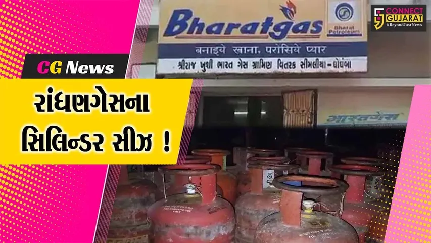 પંચમહાલ: ભારતગેસની એજન્સીની આડમાં એચ.પી ગેસનો કારોબાર,તંત્રએ રૂ.10 લાખથી વધુનો મુદ્દામાલ કર્યો કબ્જે