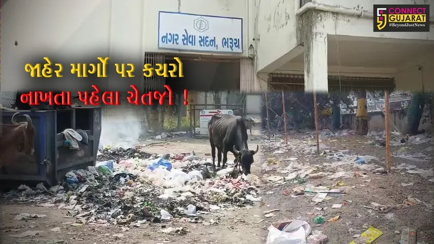 ભરૂચ:રસ્તાઓ પર કચરો નાખનારાઓ દંડાશે,નગરપાલિકાએ બનાવ્યો એક્શન પ્લાન