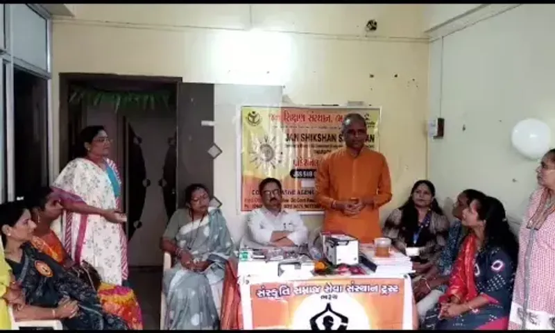 ભરૂચ: સંસ્કૃતિ સમાજ સેવા સંસ્થાન ટ્રસ્ટ દ્વારા બહેનોને આત્મનિર્ભર કરવા માટે બ્યુટી પાર્લર તાલીમ વર્ગ શરૂ કરાયો