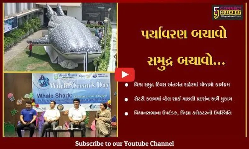 ભરૂચ : વિશ્વની સૌથી મોટી વ્હેલ શાર્ક માછલીને રોટરી ક્લબ ખાતે પ્રદર્શન અર્થે મુકાય...