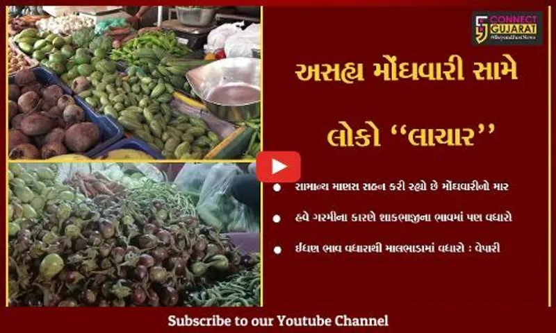 મોંઘવારીનો "માર" : ગરમીના કારણે શાકભાજીના ભાવમાં પણ વધારો, ગૃહિણીઓનું બજેટ ખોરવાયું